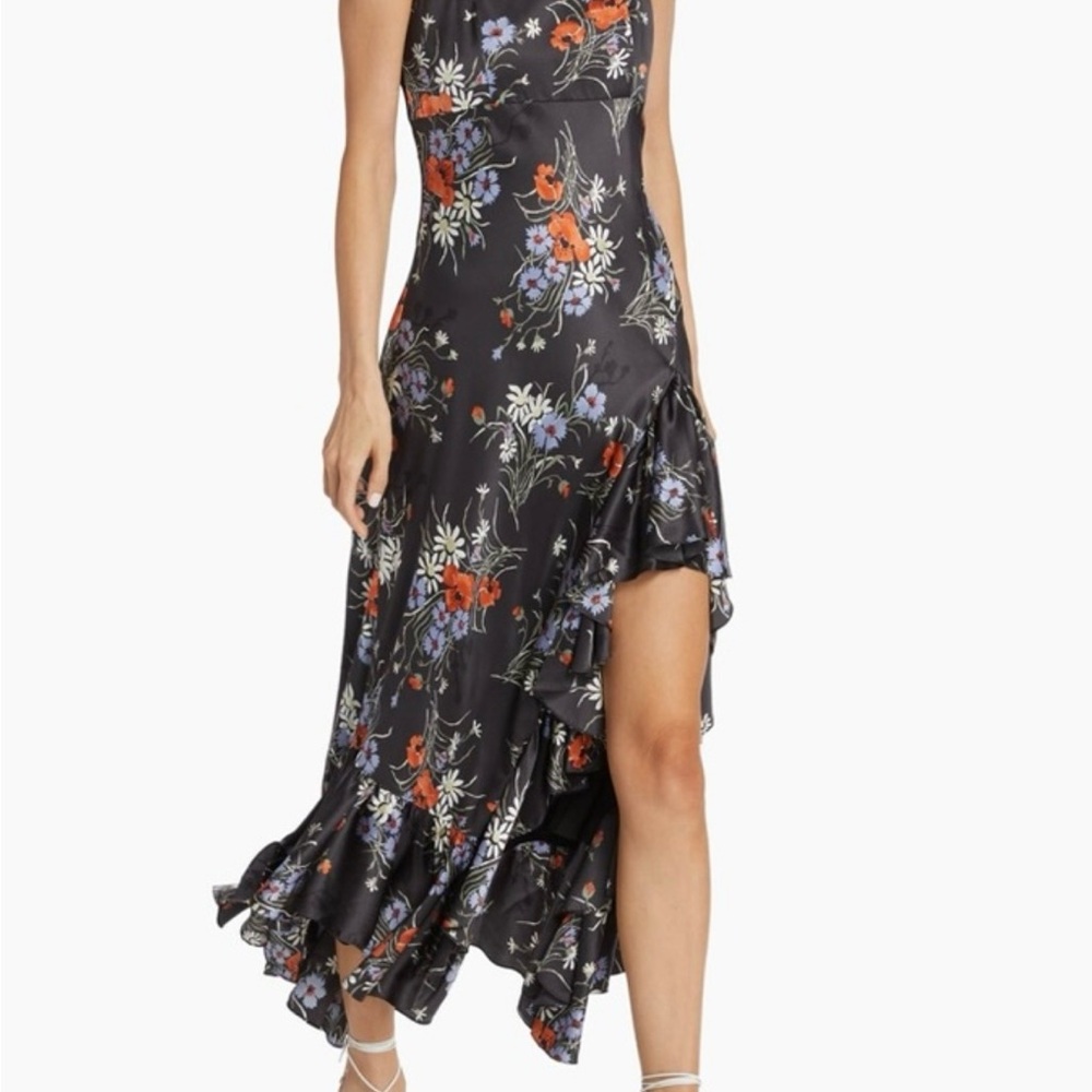 Cinq à Sept Black Floral Dress